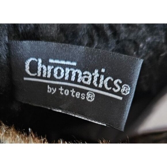 Womens Chromatics By Totes Red Faux Fur Lined Winter Boots Size 10W - Picture 6 of 10